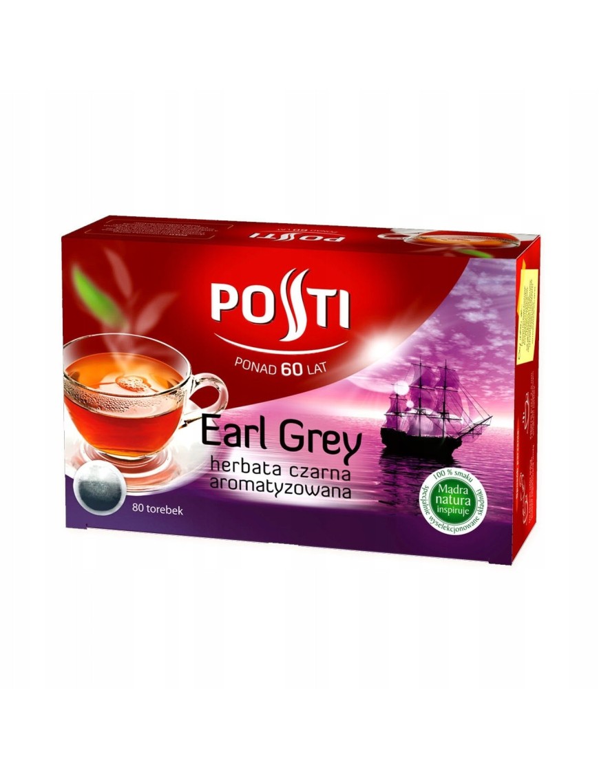 Posti Earl Grey Herbata Czarna 120 g 80T