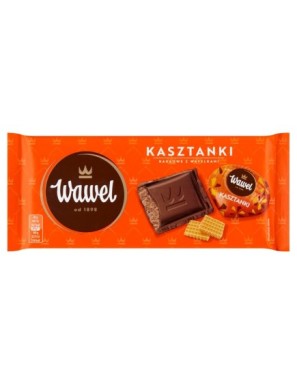 Wawel Kasztanki kakaowe z wafelkami 100 g