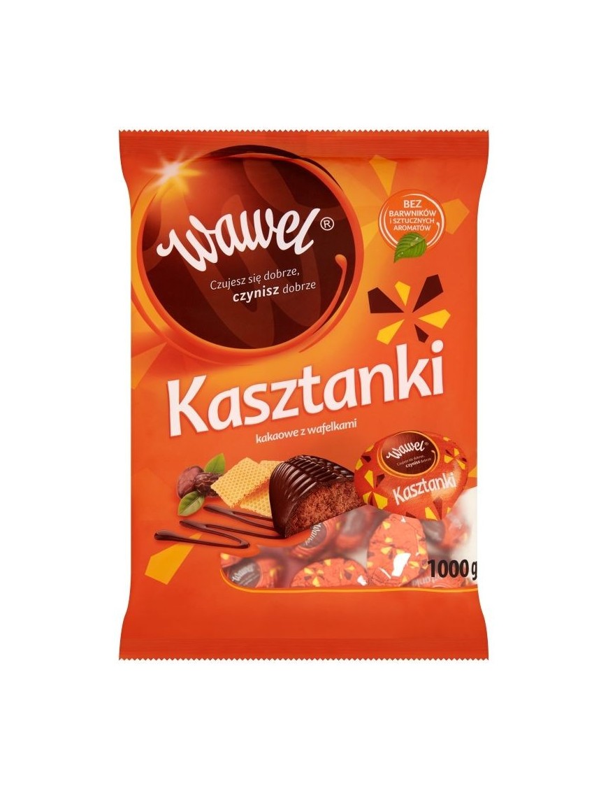 Wawel Kasztanki kakaowe z wafelkami 1000 g