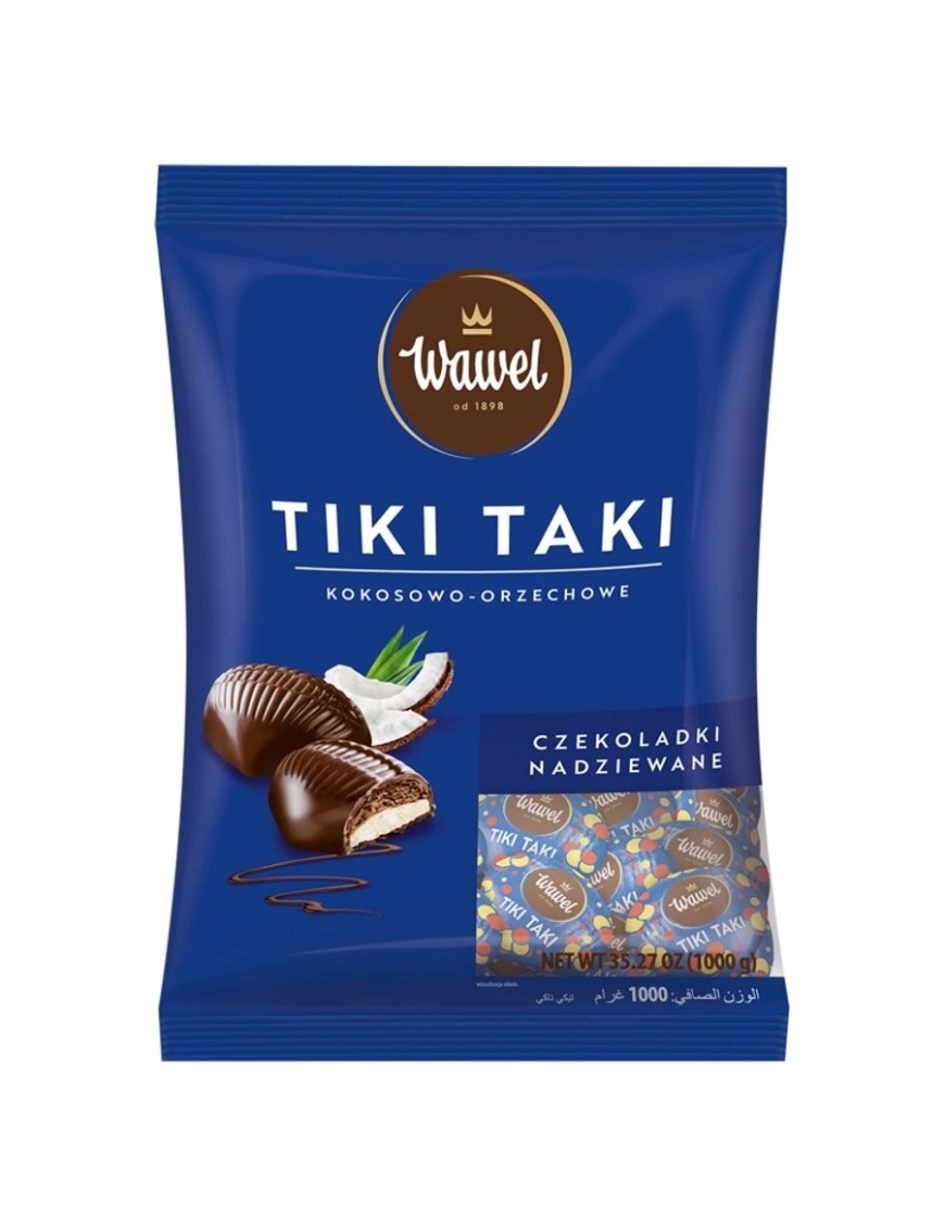 Wawel Tiki Taki kokosowo-orzechowe 1000 g