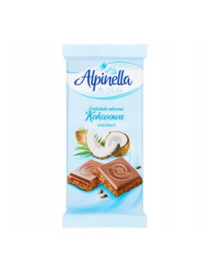 Alpinella Czekolada mleczna kokosowa 90 g