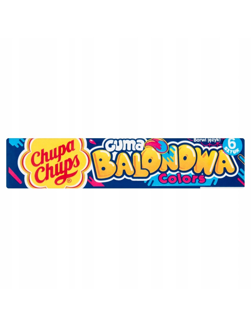 Chupa Chups Colors Guma o smaku maliny 276 g