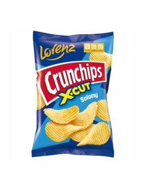 Crunchips X-Cut Chipsy ziemniaczane solony 140 g