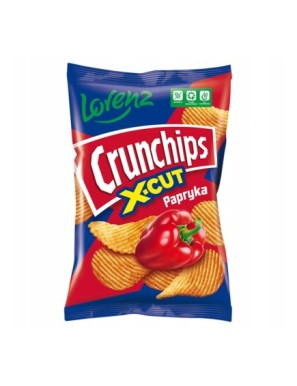 Crunchips X-Cut Chipsy o smaku papryka 140 g