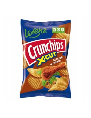 Crunchips X-Cut Chipsy kurczak w ziołach 140 g