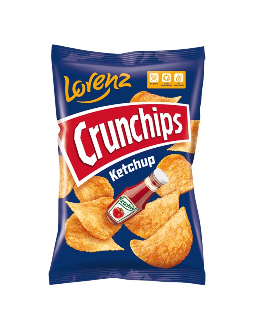 Crunchips Chipsy ziemniaczane ketchup 140 g