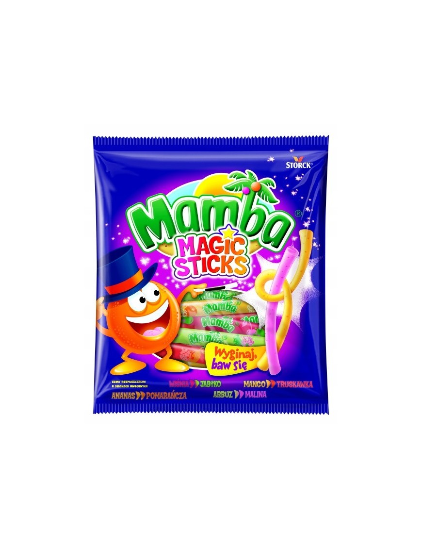 Mamba Magic Sticks Guma rozpuszczalna 140g