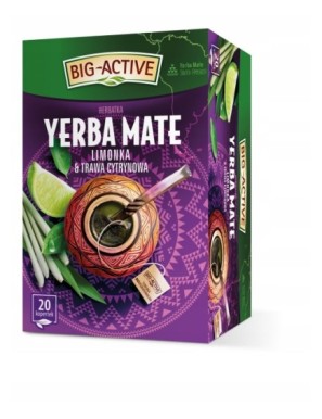 Big-Active Herbatka Yerba Mate Limonka 20T