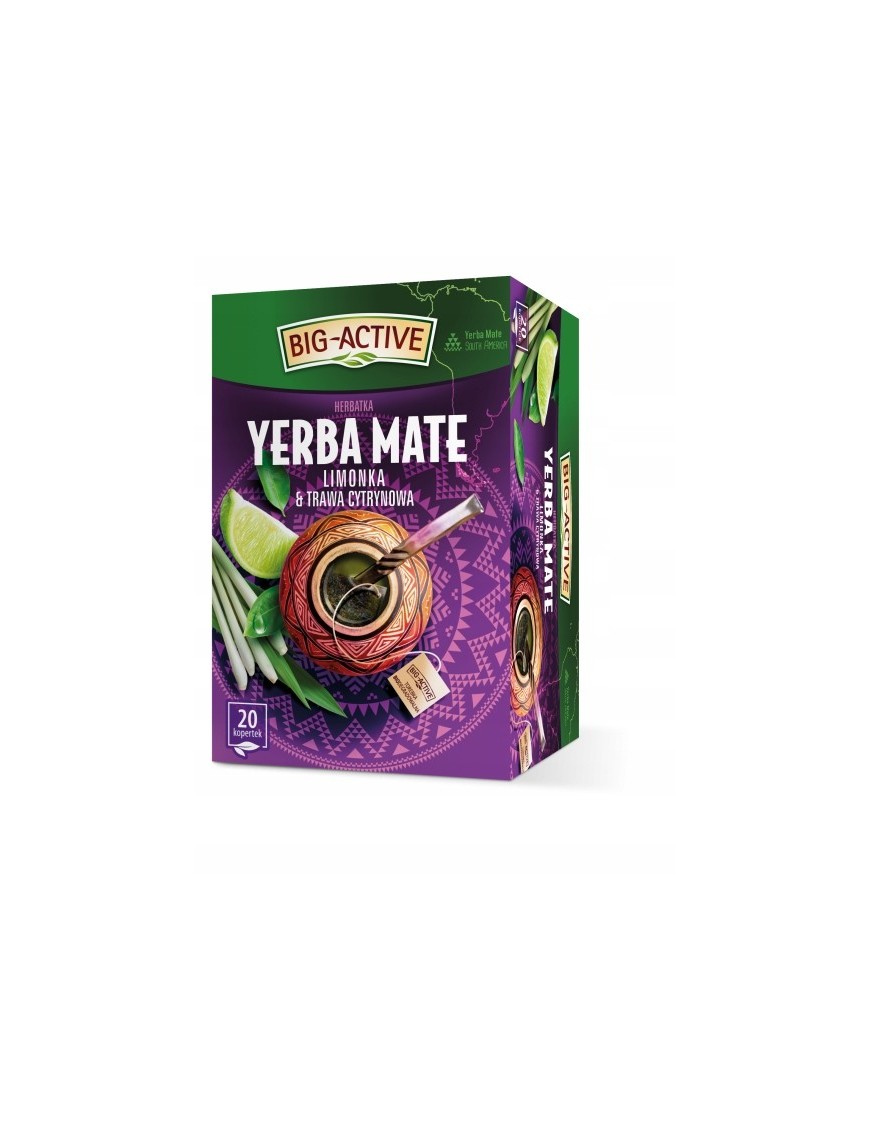 Big-Active Herbatka Yerba Mate Limonka 20T