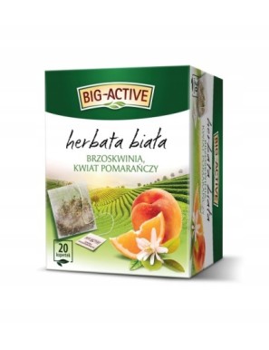 Big-Active Herbata Biała z Brzoskwinią 20T