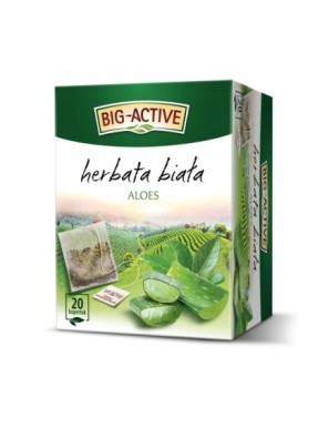 Big-Active Herbata Biała z Aloesem 20T
