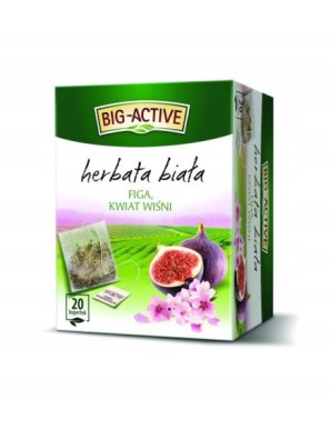 Big-Active Herbata Biała Figa i Kwiat Wiśni 20T