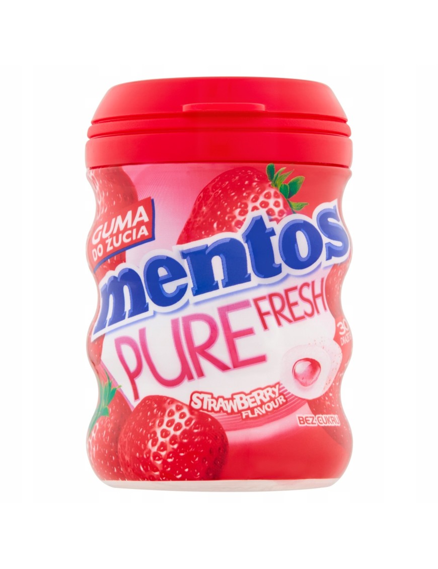 Mentos Pure Fresh Strawberry Guma do żucia 60 g