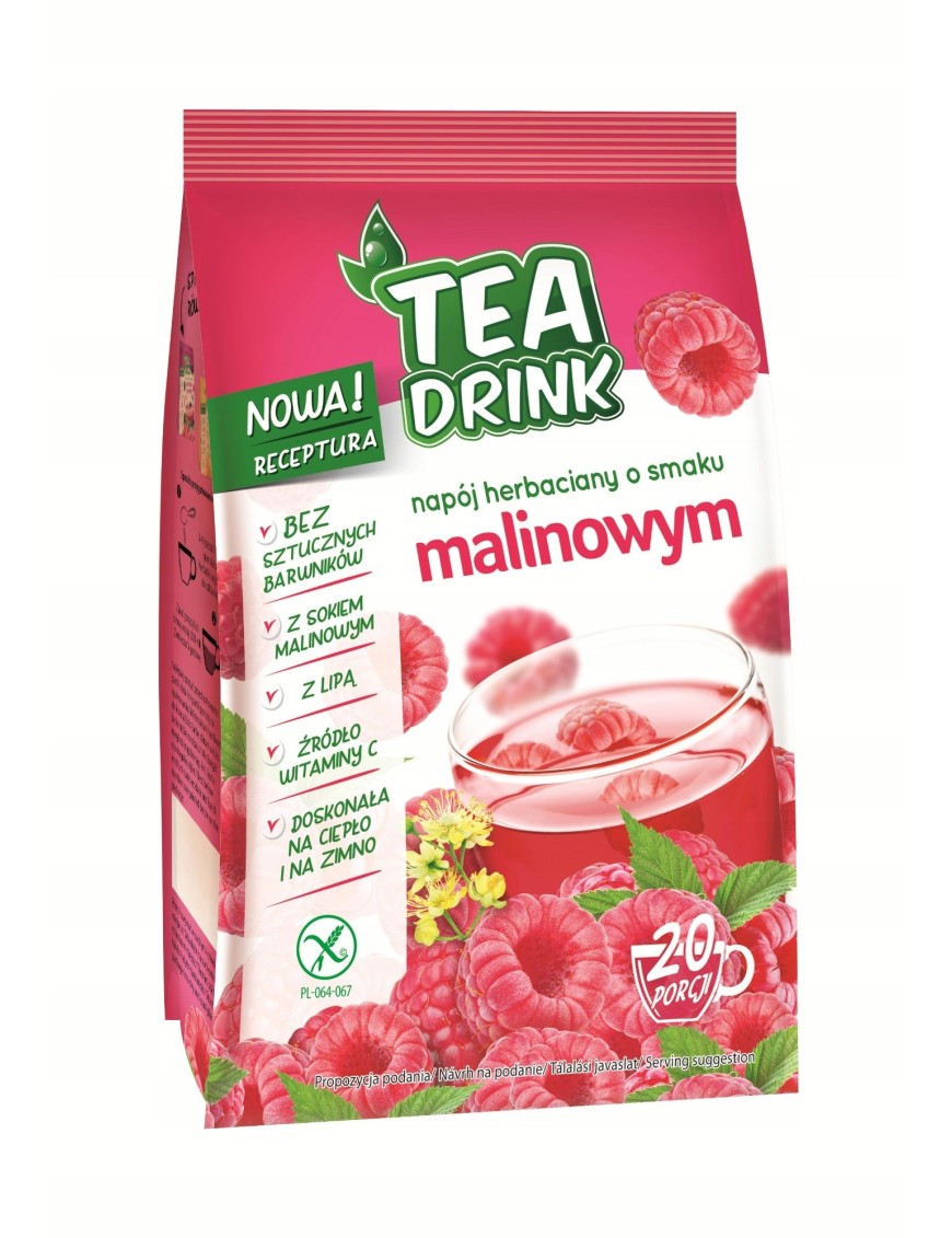 Napój herbaciany o smaku malinowym Tea Drink 300g