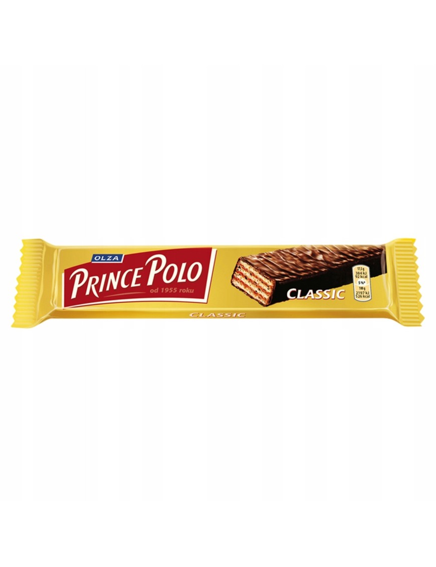 Prince Polo z kremem kakaowym oblany czekoladą