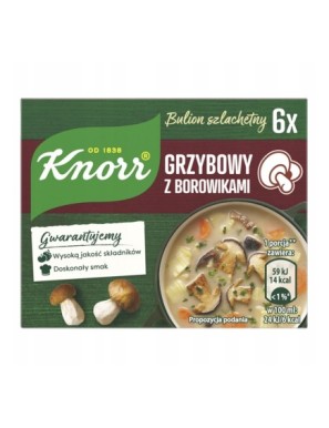 Knorr Bulion szlachetny grzybowy z borowikami 60g