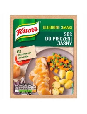 Knorr Domowe Smaki Sos do pieczeni jasny 25 g