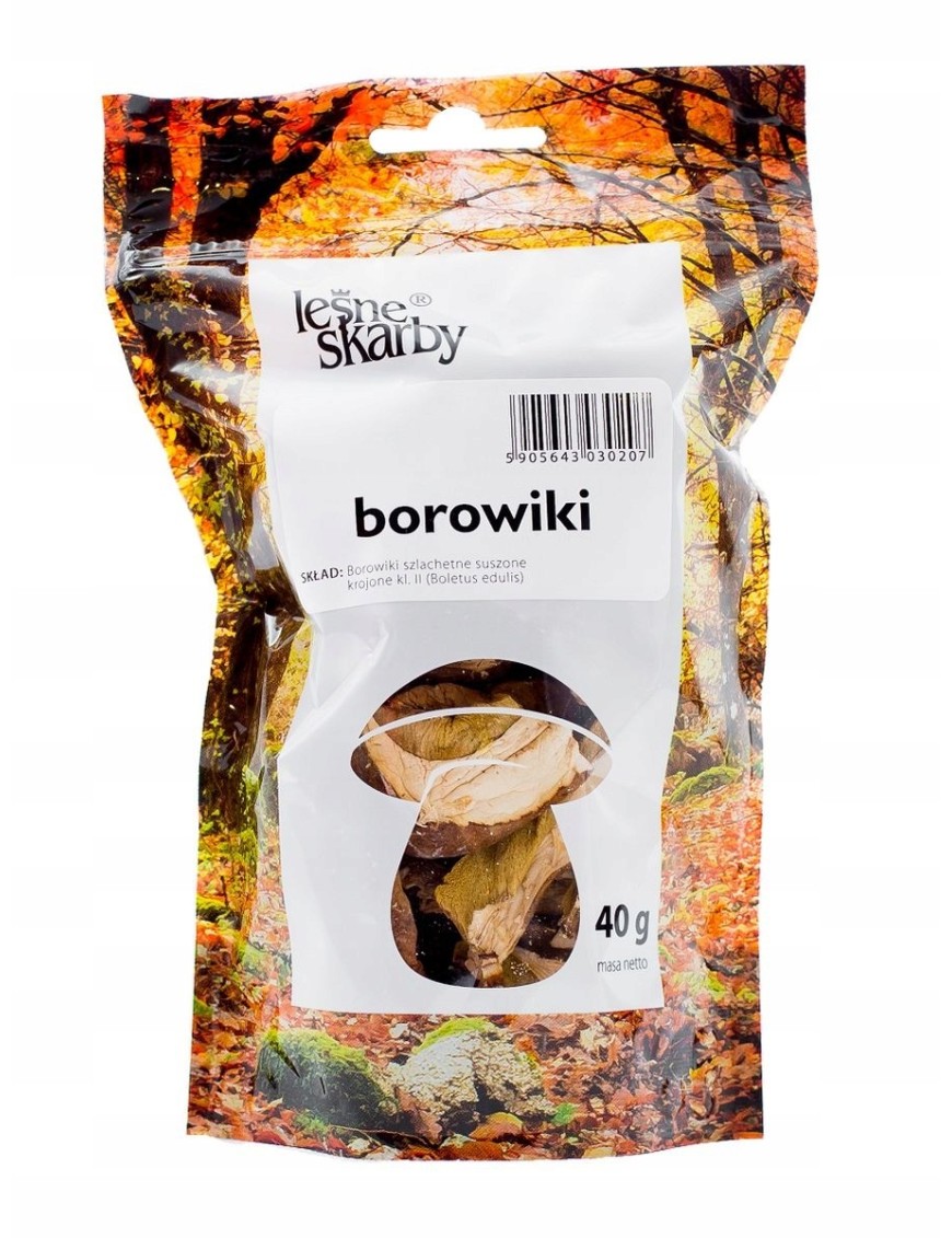 Kasol Borowiki suszone krojone 40g Leśne Skarby