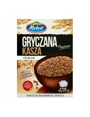 Melvit Premium Kasza gryczana prażona 400 g