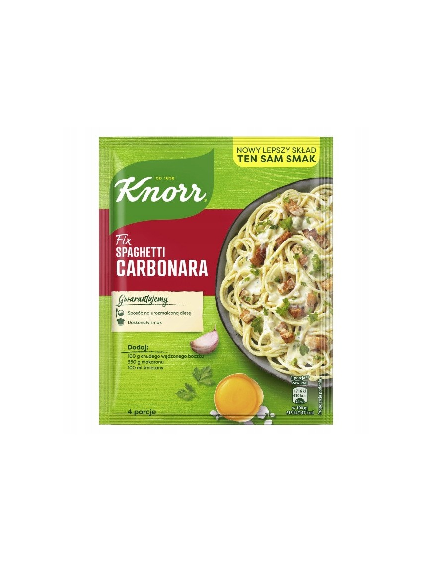 Knorr Fix Spaghetti Carbonara 38g