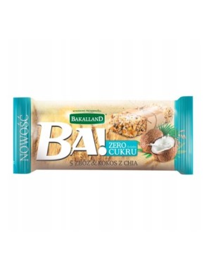 Bakalland Ba! 5 zbóż & kokos z chia Baton 30 g
