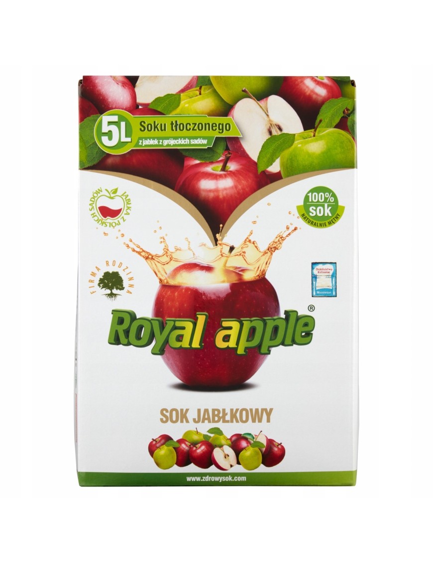 Royal apple Sok jabłkowy 5 l