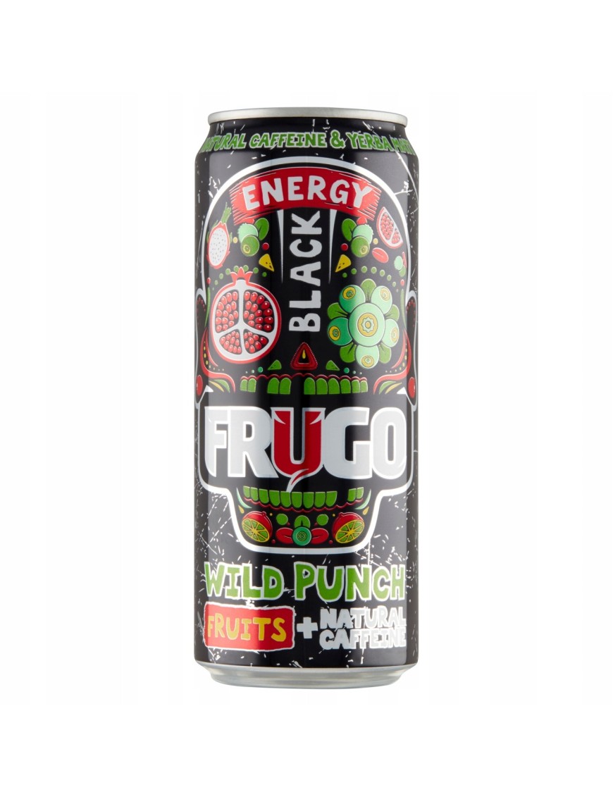 Frugo Wild Punch Black Energy napój energetyzujący 330 ml