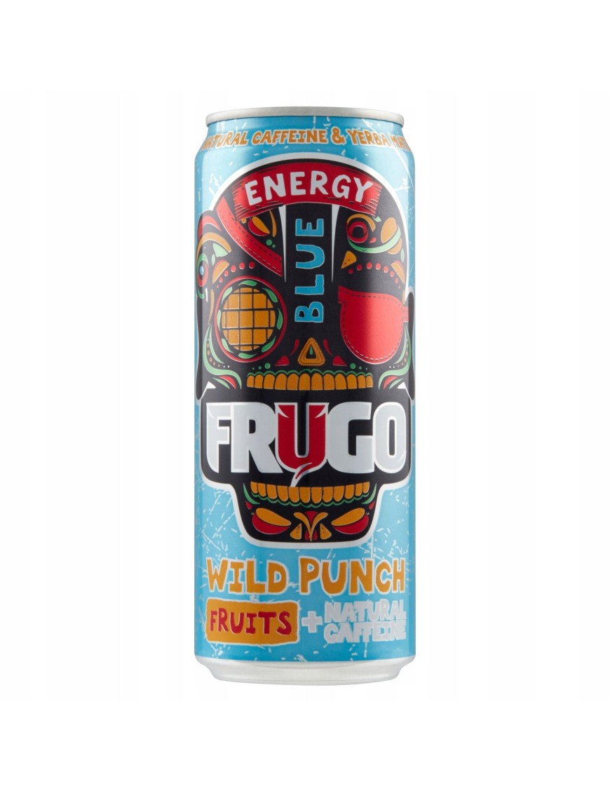 Frugo Wild Punch Blue Energy napój energetyzujący 330 ml