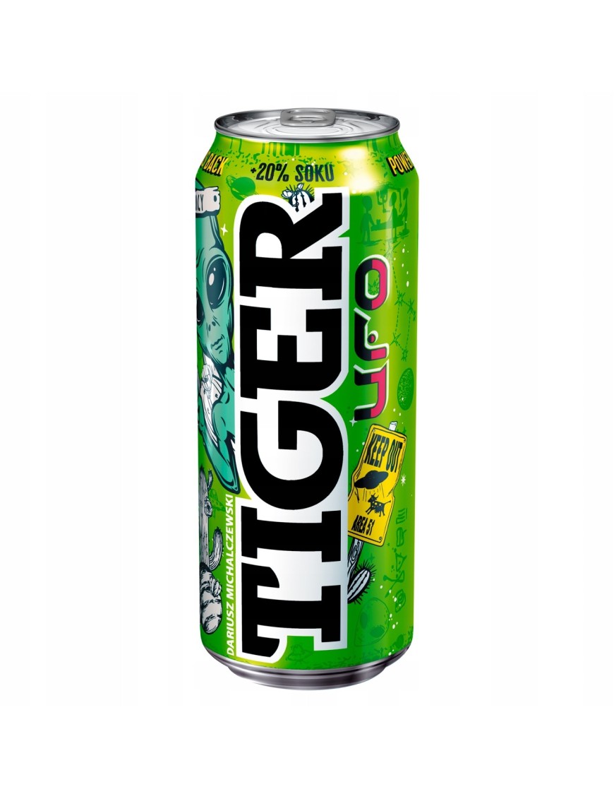 Tiger UFO Gazowany napój energetyzujący 500 ml