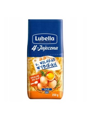 Lubella 4-Jajeczna Makaron fale 250 g