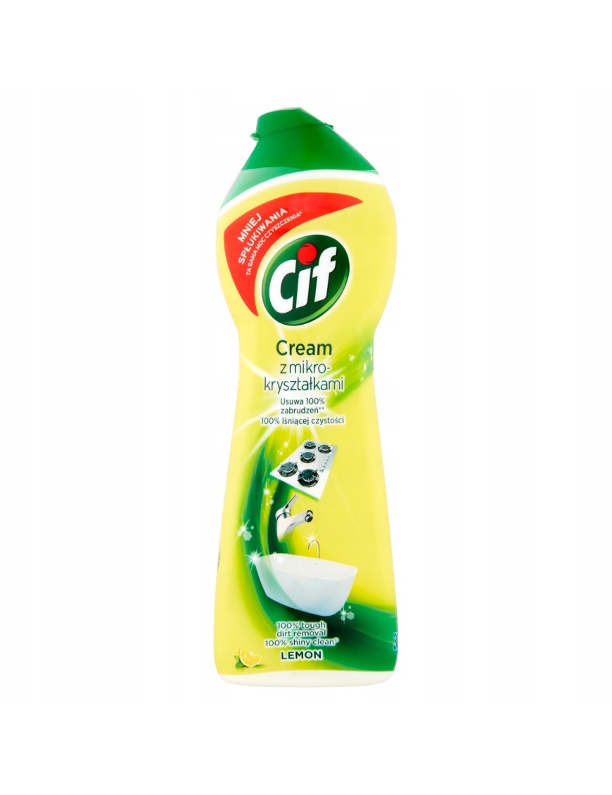 Cif Cream Lemon Mleczko z mikrokryształkami 300 g