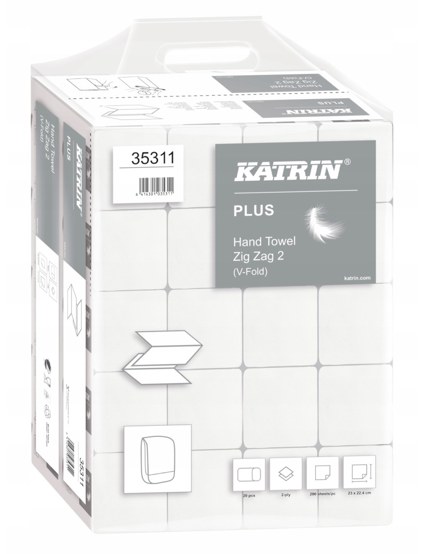 Ręcznik papierowy Katrin Plus 2-warstwy