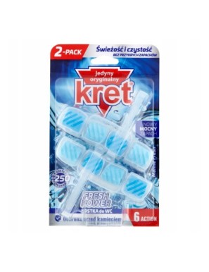 KRET Kostka WC Fresh power Marine fresh 2x40g