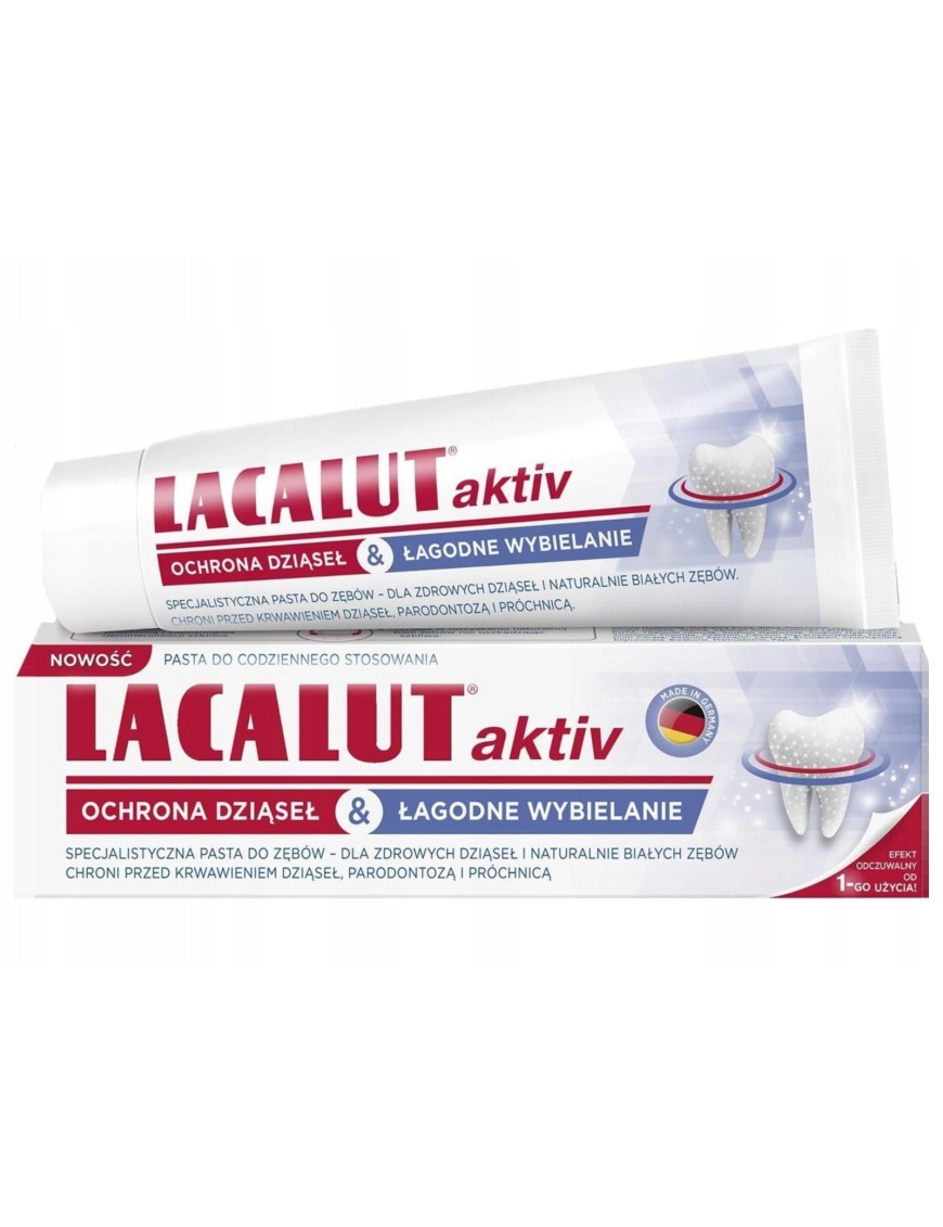 Lacalut Aktiv łagodne wybielanie 75 ml