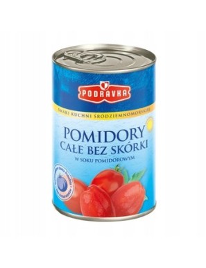 Podravka Pomidory całe bez skórki 400 g