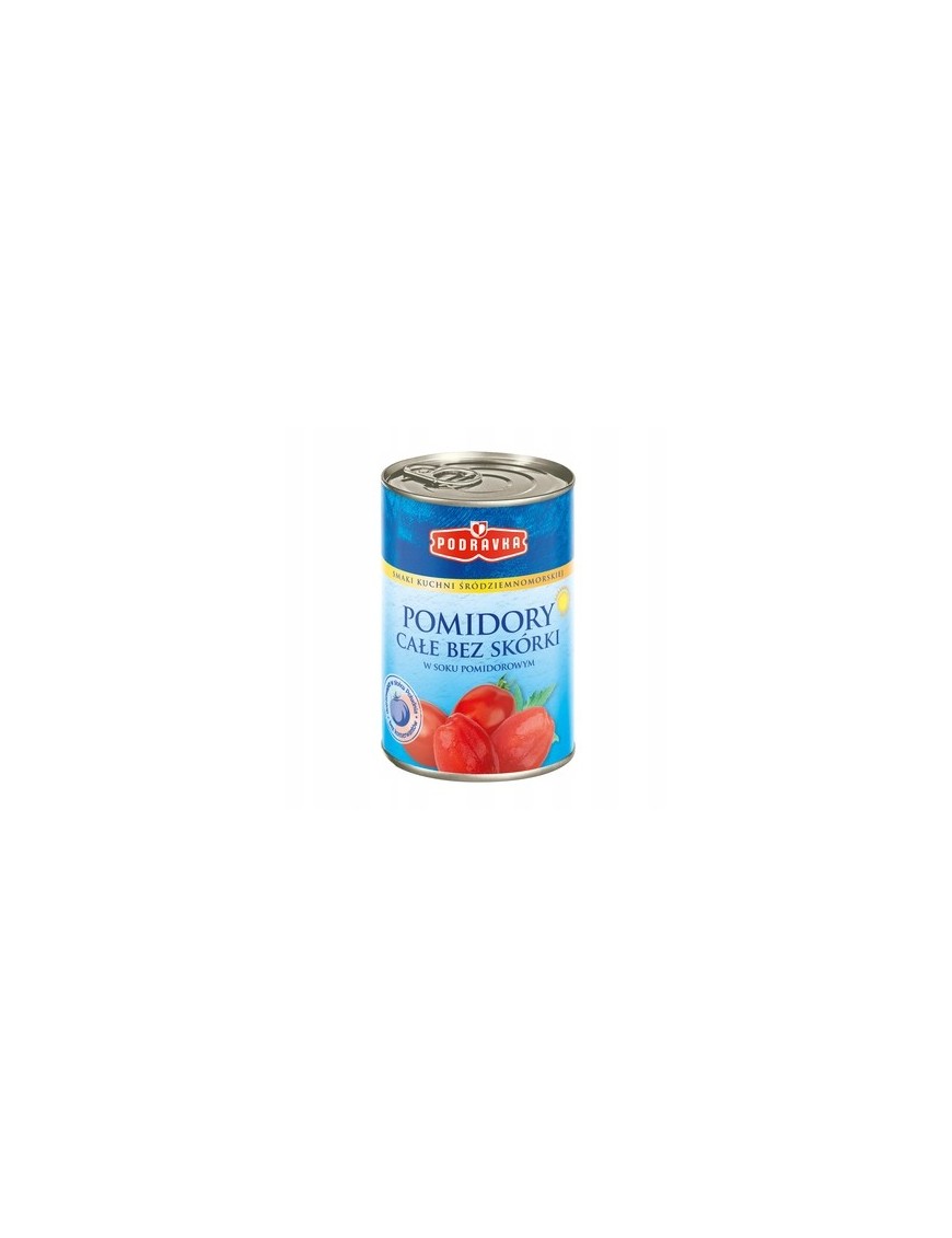 Podravka Pomidory całe bez skórki 400 g