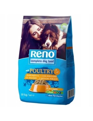 Reno karma sucha dla psów 10kg z drobiem