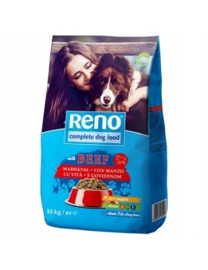 Reno sucha karma dla psa z wołowiną 10 kg