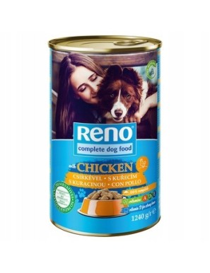 Reno kawałki w sosie z kurczakiem dla psów 1240 g
