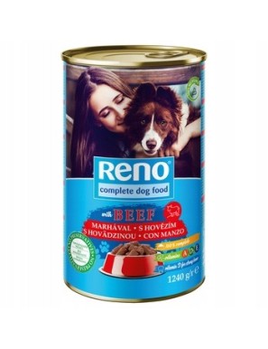 Reno kawałki w sosie z wołowiną dla psów - 1240 G