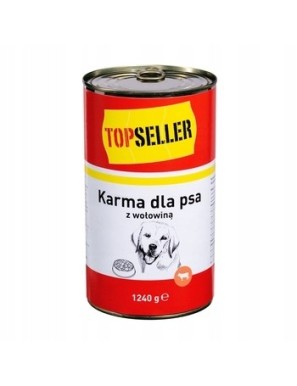 TOPSELLER Karma dla psa z wołowiną 1240g