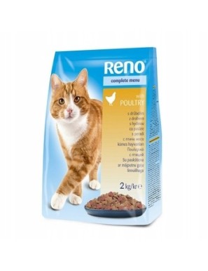 Reno sucha karma dla kotów z drobiem 2 kg