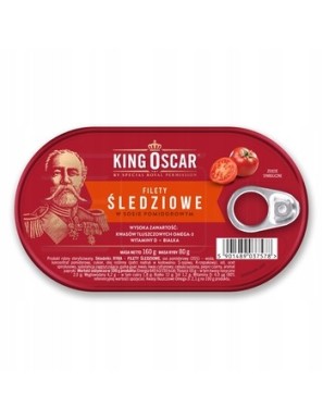 King Oscar Filety śledziowe w sosie pomidorowym