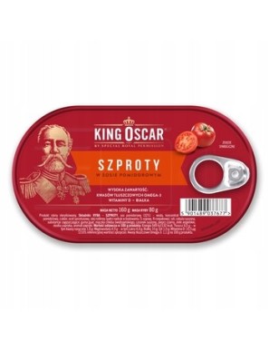 King Oscar Szproty w sosie pomidorowym 160g