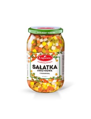 Sałatka jarzynowa z kukurydzą 860g Urbanek