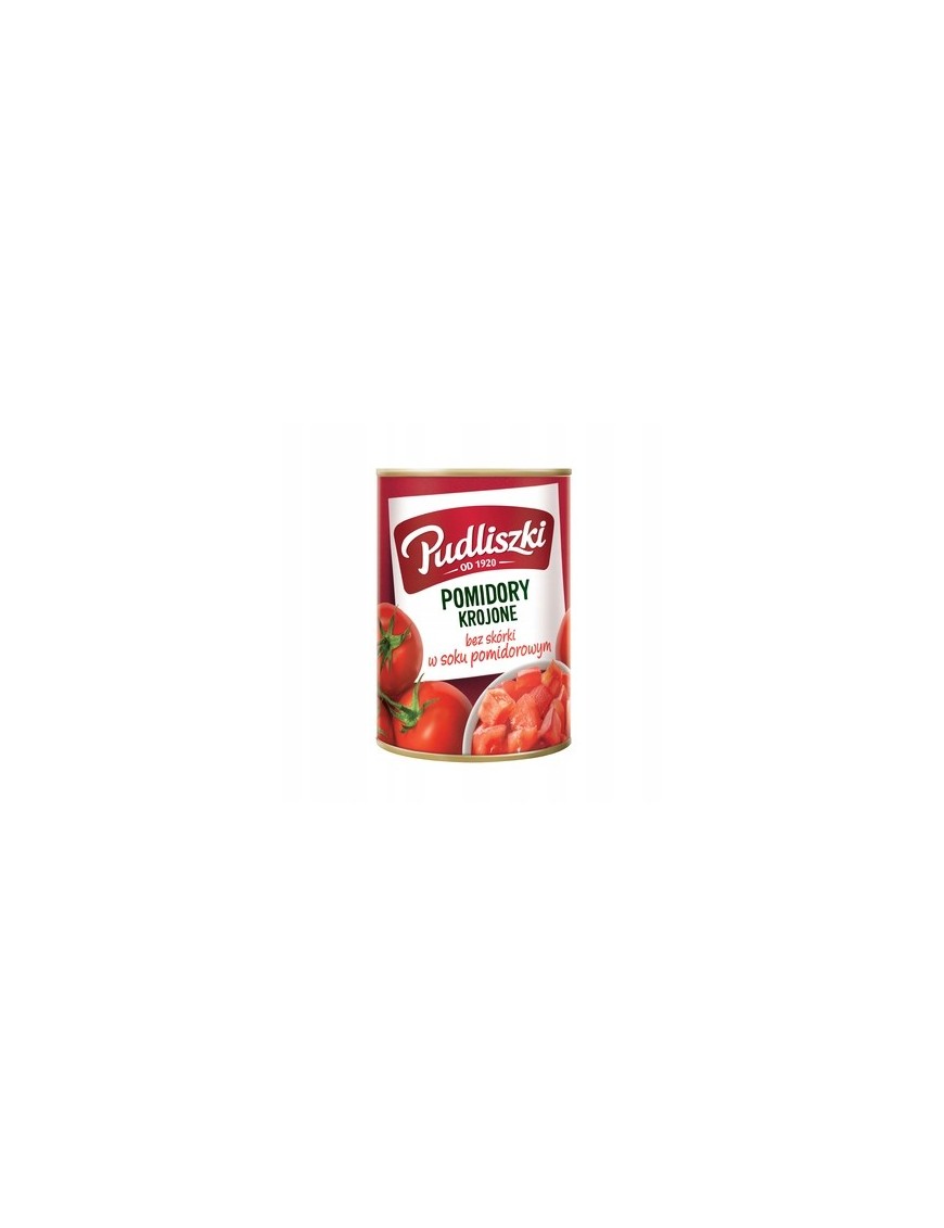 Pudliszki pomidory krojone w soku pomidorowym 400g
