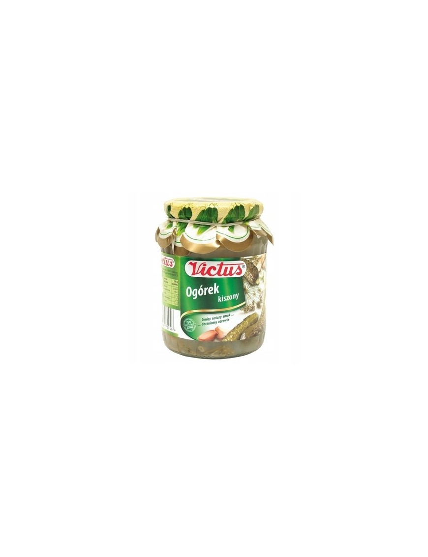 Ogórki kiszone 600g Victus