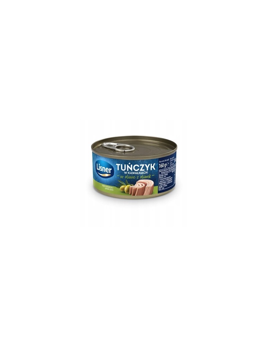 Tuńczyk w kawałkach w oliwie z oliwek Lisner 160 g
