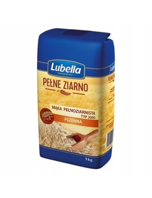 Lubella Mąka pełnoziarnista pszenna typ 2000 1 kg