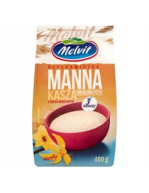 Melvit Kasza manna błyskawiczna waniliowa 400g